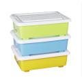 Rectangle Plastic Storage Box Container with Wheels